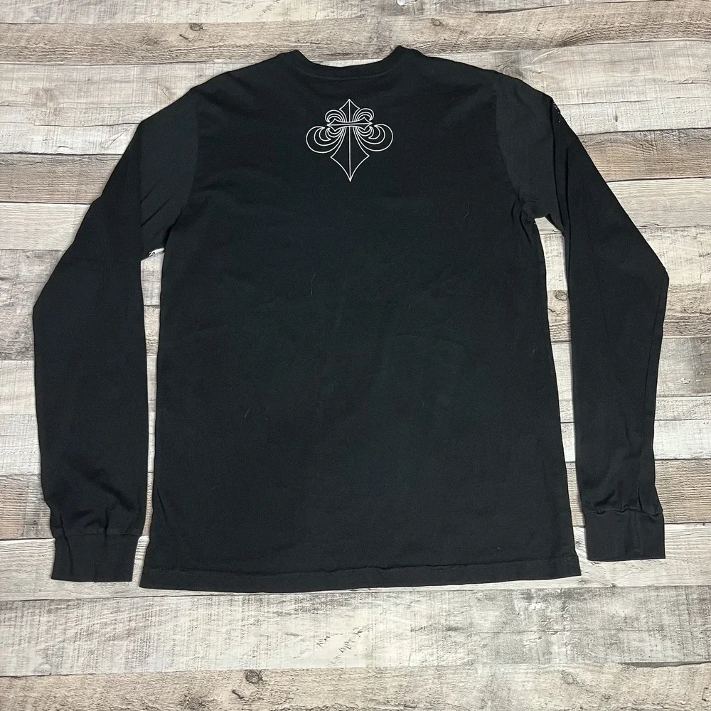 Affliction Shirt Size Small Black Long Sleeve Horsemen Y2K MMA Punk Grunge